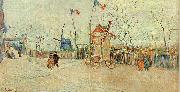 Vincent Van Gogh Street Scene in Montmartre oil painting artist